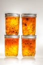 Pepper jelly homemade preserves Royalty Free Stock Photo