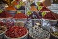 Pepper and other spices at Egyptian Bazaar, Istanbul, Turkey Royalty Free Stock Photo