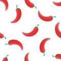 pepper red chili pepper pattern spicy vegetable Royalty Free Stock Photo