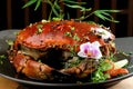 Pepper sauce crab Royalty Free Stock Photo