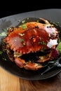 Pepper sauce crab Royalty Free Stock Photo