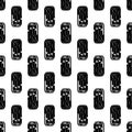 Pepper tin can pattern seamless vector Royalty Free Stock Photo