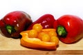 Pepper and tomates Royalty Free Stock Photo