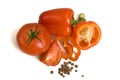 Pepper, tomato and spice Royalty Free Stock Photo