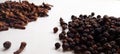 Peppercorns and Cloves Spice Combination Royalty Free Stock Photo