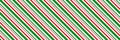 Peppermint candy cane Christmas background,  diagonal stripes print seamless pattern Royalty Free Stock Photo
