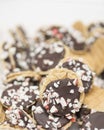 Peppermint chocolate cookies