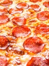 Pepperoni pizza closeup Royalty Free Stock Photo