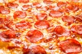 Pepperoni pizza closeup Royalty Free Stock Photo