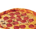 Pepperoni pizza closeup Royalty Free Stock Photo