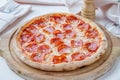 Pepperoni pizza Royalty Free Stock Photo