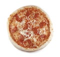 Pepperoni pizza isolated Royalty Free Stock Photo