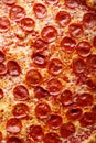 Pepperoni pizza surface Royalty Free Stock Photo