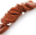 Pepperoni Slices Royalty Free Stock Photo
