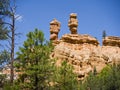 Pepperpot Rocks in Red Canyon National Park, Utah, USA Royalty Free Stock Photo