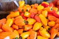 Peppers and healthy vegetables at local market