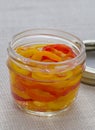 Peppers in a jar