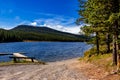 Peppers Lake Provincial Recreaction Area Clearwater County Alberta Canada Royalty Free Stock Photo