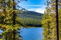 Peppers Lake Provincial Recreaction Area Clearwater County Alberta Canada Royalty Free Stock Photo