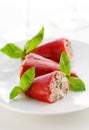 Peppers stuffed with tuna Royalty Free Stock Photo