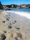 Pepples on a beach Royalty Free Stock Photo