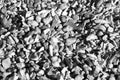 Stones wallpaper backdrop in black and white Royalty Free Stock Photo
