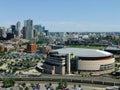 Pepsi Center Arena in Denver, Colorado. Royalty Free Stock Photo