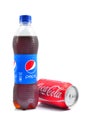 Pepsi and Coca Cola soft drinks