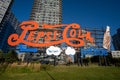 Pepsi Cola advertisement sign from an old bottling factory in Long Island City