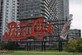 Pepsi Cola sign in Long Island New York City.