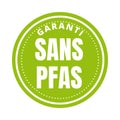 Per- and polyfluoroalkyl substances symbol icon in French language