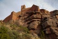 Peracence castle, Teruel, Aragon, Spain Royalty Free Stock Photo