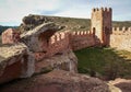 Peracence castle, Teruel, Aragon, Spain Royalty Free Stock Photo