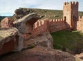 Peracence castle, Teruel, Aragon, Spain Royalty Free Stock Photo