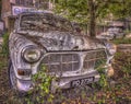 Images of all variety of old vehicles abandoned. Royalty Free Stock Photo