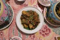 Peranakan Babi Pongteh - Nonya Braised Pork in Fermented Soy Bean Sauce Royalty Free Stock Photo