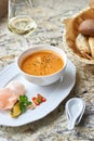 Peranakan cuisine. Singapore Laksa soup Royalty Free Stock Photo