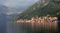 Perast, hidden ancient city. Reflection of centuries. Royalty Free Stock Photo