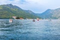 Islands, Bay of Kotor near Perast, Montenegro Royalty Free Stock Photo