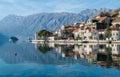 Perast town in Montenegro