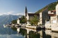 Perast village near kotor in montenegro Royalty Free Stock Photo