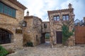 Peratallada village Royalty Free Stock Photo