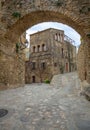 Peratallada village Royalty Free Stock Photo