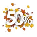 50 Percent Autumn Foliage