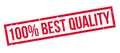 100 percent best quality rubber stamp Royalty Free Stock Photo