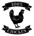 100 percent chicken food label