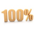100 percent logo icon Royalty Free Stock Photo