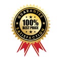 100 percent customer satisfaction guaranteed Royalty Free Stock Photo