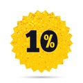 10 percent discount sign icon. Sale symbol.