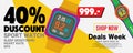 40 Percent Discount Sport Watch Campaign Promotion Sale Banner